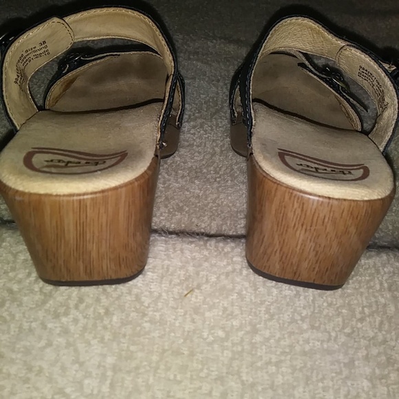 DANSKO SOPHIE PLATFORM SANDAL SIZE 38/ 7-7.5 US - Picture 5 of 7